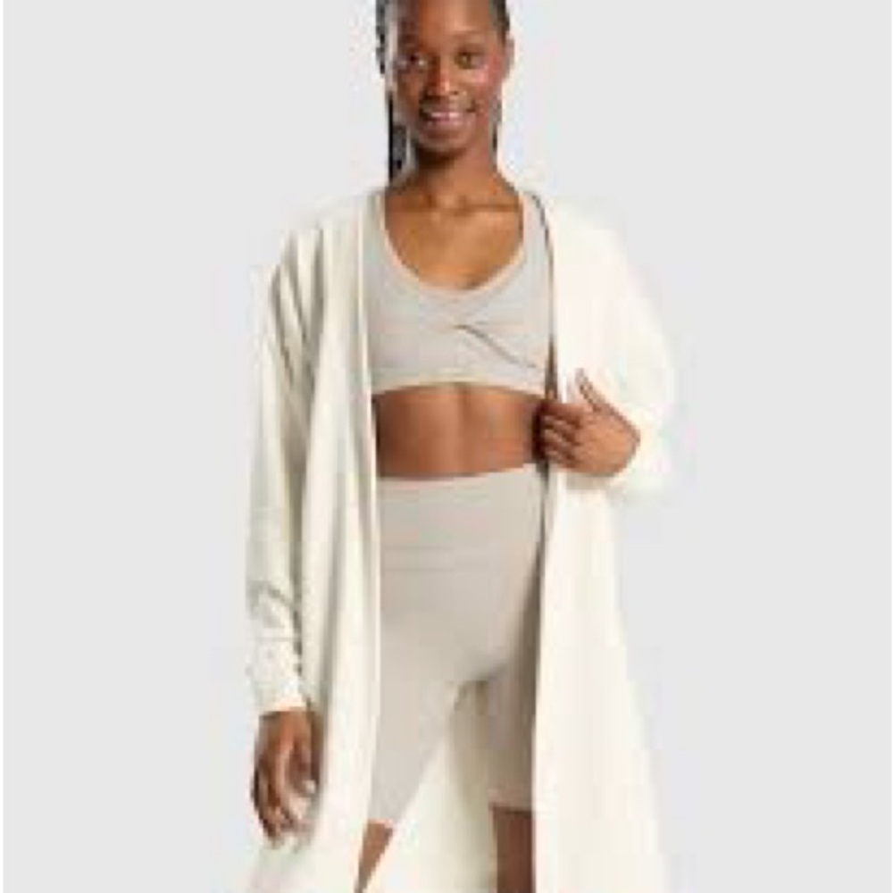 Gymshark x Whitney Simmons V3 Collection “Unbleached” Long Cardigan